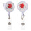 14Pièces Clip Rétractable Porte-Badge Pratique Pour 1