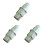 3Pièces Outil Conducteur Spindle Argenté Usage Professionnel 1