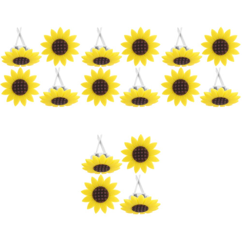 16Pièces Décor Clip Ventilation Diffuseur Tournesol