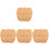 4Pièces À Découper Bambou Khaki Multifonction Cuisine Maison 1