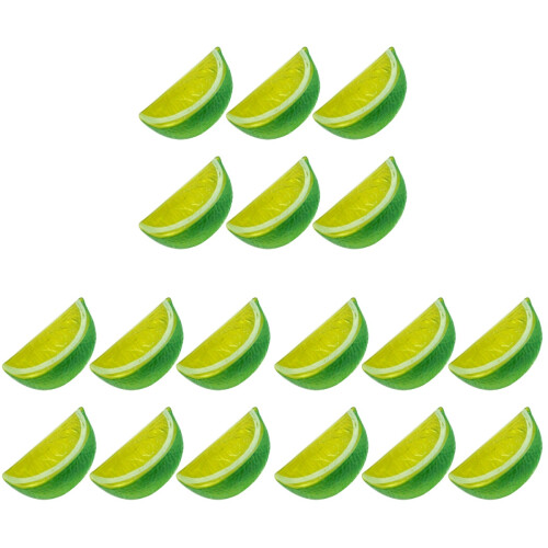 30Pièces Modèles Citron Vert Artificiel Pour Décoration Peinture