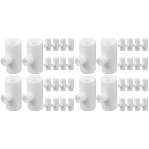 40Pièces Tee Poulet Plastique Résistant Pratique
