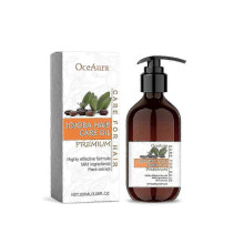 Jojoba Hair Oil 100% Pure & Cold Pressed for Hair | Jojoba Oil with Rosemary & Castor Oil for Moisturizing & Repair Dry Damaged Hair, 100ML
