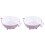 2Pièces Bol 2-En-1 Cuisine Violet Facile À Utiliser 1