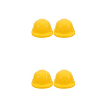 4Pièces Casques De Travail Jaunes, Jouets Décoratifs Pour Enfants