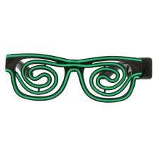 3Pièces Lunettes LED Vertes Fun Portables Pour Soirée
