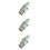 3Pièces Outil Conducteur Spindle Argenté Usage Professionnel 7