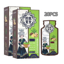 2X Organic Ginger Smooth and Oil Control Anti Hair Loss Shampoo 20ML*10PCS
