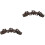 2Pièces Support Stylo Encre Bois Solide Café Pour 1