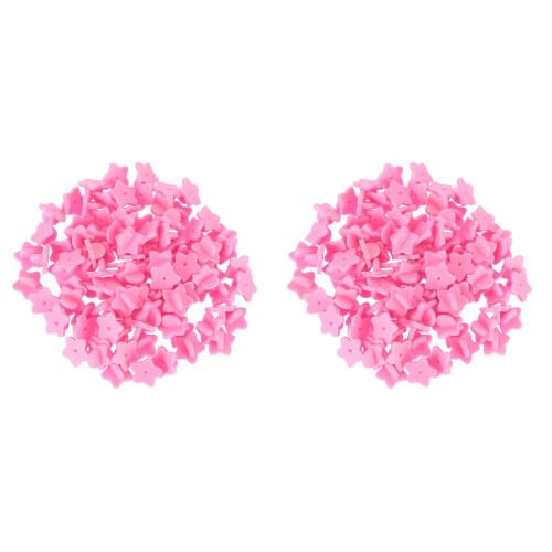 200Pièces Protecteurs De Pin Rose En Caoutchouc Durable Pour Épingles