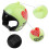 2Pièces Casque Vert Ajustable Résistant 5