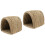 2Pièces Naturel Pour Animaux Jeu Marron Clair 4