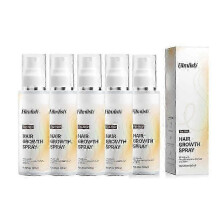 (5) 1-5x Hair Growth Spray, With Cypress Leaf Extract and Biotin, Non-Greasy, Helps Prevent Hair Thinning & Hair Loss, for Scalp
