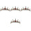 4Pièces Couronne Rouge Baroque Pour Accessoire Décor Festif 4