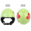 2Pièces Casque Vert Ajustable Résistant 6
