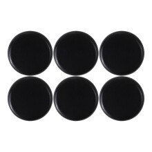 6 Pcs Hot Massage Stone Set Natural Basalt Warmer Rock Kit 6 x 6cm