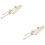 2Pièces Bandoulière Perles Métal Sac, Accessoires Chic 6