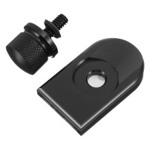 8Pièces Jeu Écrous Vis Fixation Siège Aluminium Noir Simple