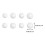 2Pièces Perles De Mousse Blanches Pour Décoration, Poupées 7
