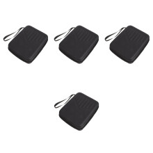 4Pièces Sacoche Kalimba Noire Étui De Transport Et Protection