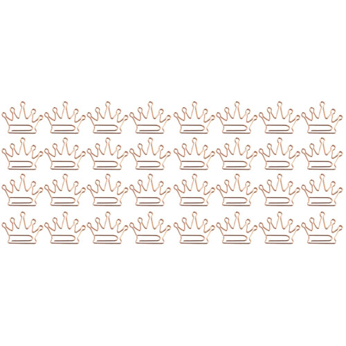 100Pièces Trombones Rose Forme Marque-Pages Créatifs