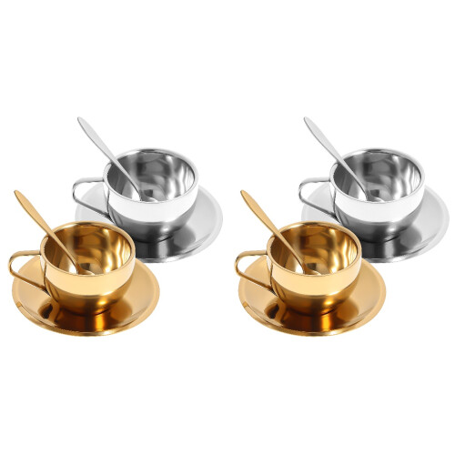 4Ensembles Tasses Multiusages Colorées Pour Boissons Chaudes