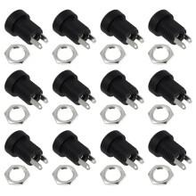 2Pièces Connecteur Dc Noir Simple À Assembler Pour Chargeur Électrique