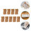 18Pièces Éponges Scrub Khaki Multi-Usage Nettoyage Efficace 8