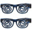 2Pièces Lunettes LED Pour Soirée Danse 1
