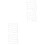 4Pièces Diviseurs Blancs Ajustables Pour Rangement Simple 2
