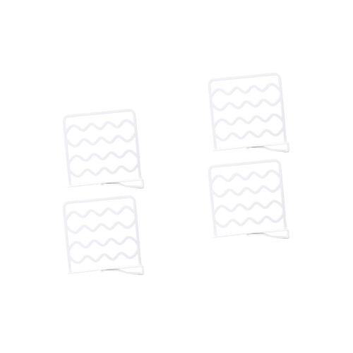 4Pièces Diviseurs Blancs Ajustables Pour Rangement Simple 2