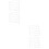 4Pièces Diviseurs Blancs Ajustables Pour Rangement Simple 5