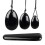 (black) Muscle Training Eggs for Pelvic Floor Muscles Exercise Jade Collection 2