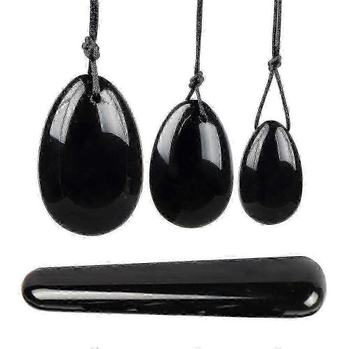 (black) Muscle Training Eggs for Pelvic Floor Muscles Exercise Jade Collection 1