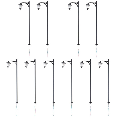 10Pièces Mini Lampadaires Stables Pour Décor Jardin