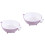 2Pièces Bol 2-En-1 Cuisine Violet Facile À Utiliser 3