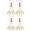 4Pièces Bracelet Egyptien Ongles Longs Pour Performances 5