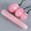 (pink) Muscle Training Eggs for Pelvic Floor Muscles Exercise Jade Collection 4