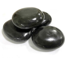 4 Large Hot Stones, Hot Basalt Large Rock Massage Stones Set, Hot Stones for Professional or Home