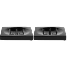 2Pièces Porte- Résine Noir Multifonction Salle De Bain