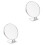 2Pièces Portable Argent Simple Usage 3