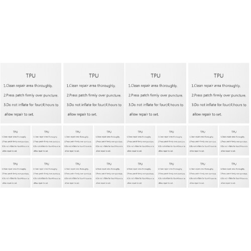 4Ensembles Patch Réparateur Auto-Adhésif Tpu Transparent Résistant 1