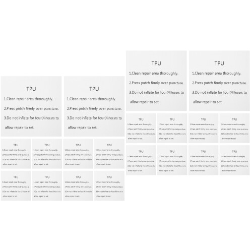 4Ensembles Patch Réparateur Auto-Adhésif Tpu Transparent Résistant 2
