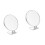 2Pièces Portable Argent Simple Usage 4