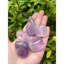 Amethyst Pebble, 1"-2" Amethyst Tumbled Stones Large