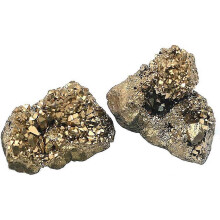 25-26 2pcs Natural Pyrite Stone and Minerals Natural Crystal Quartz Stone for Divination Chakra Energy Healing Stones