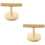 2Pièces Perchoirs En Bois Pour Oiseaux Khaki Stand D'intérieur Durable 5