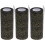 3Pièces Tulle Noir En Polyester Pour Noeuds, Fleurs Décorations DIY 3