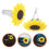 16Pièces Décor Clip Ventilation Diffuseur Tournesol 9