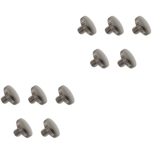 10Pièces Vis De Remplacement Trompette Argent Accessoires Solides 2